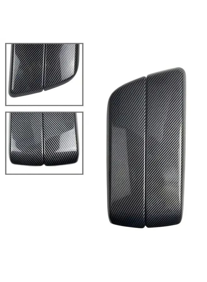 غطاء صندوق مسند الذراع ذو نسيج ألياف الكربون لسيارات بي إم دبليو الفئة 5 G30 G32 2018-2023 - Image 5